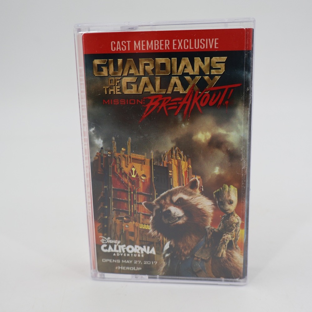 Disney Guardians of the Galaxy Cassette DCA Cast Member Exclusive Red Black